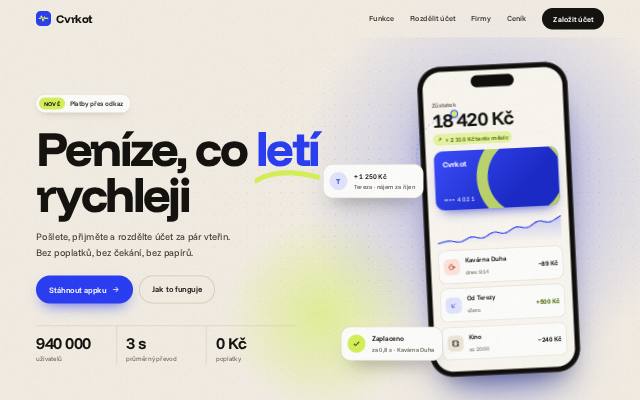 Náhled projektu Cvrkot