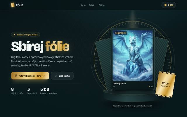 Náhled projektu Fólie